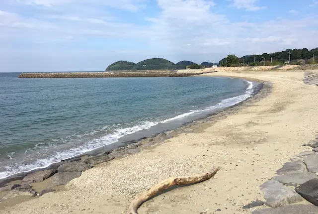 弓ヶ浜海水浴場の砂浜
