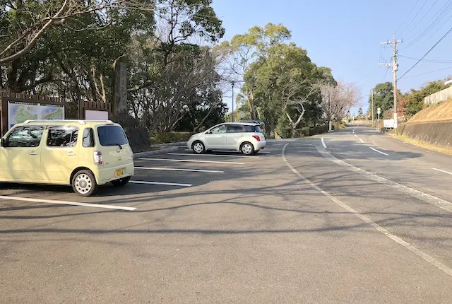 大崎鼻公園の駐車場
