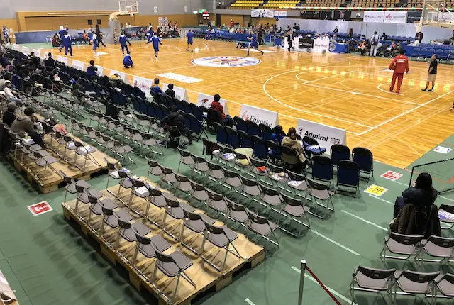 枇杷島スポーツセンターの1階席