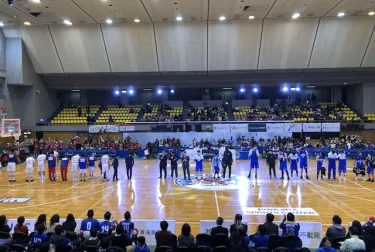 枇杷島スポーツセンターの座席ガイド（FE名古屋の試合）