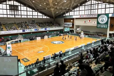 西宮市立中央体育館の座席ガイド（ストークスの試合）