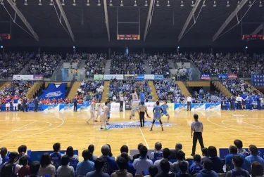 松江市総合体育館の座席ガイド（島根スサノオマジックの試合）