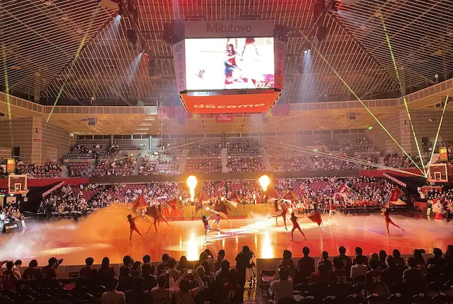 川崎ブレイブサンダースのオープニングショー