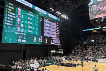 Bリーグ仕様のジーライオンアリーナ
