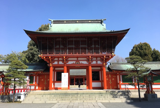 藤崎八旛宮の神門