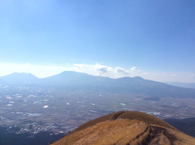 大観峰から見える阿蘇五岳