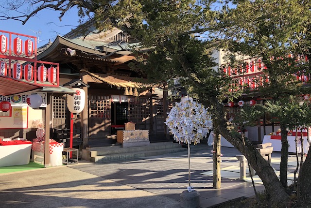 粟嶋神社の拝殿