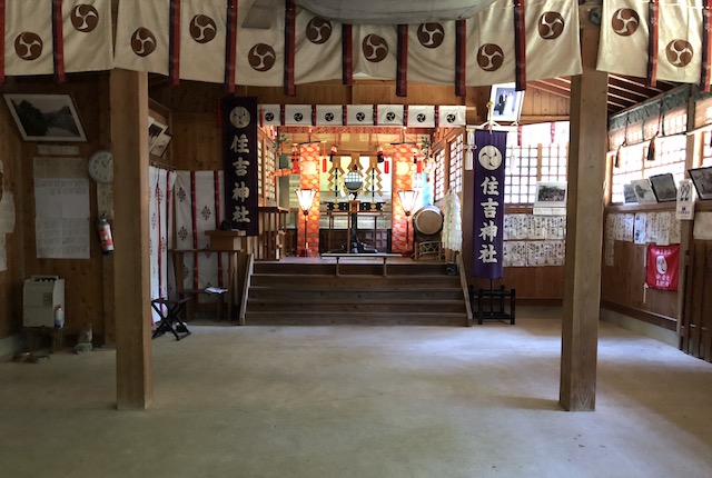 住吉神社の幣殿
