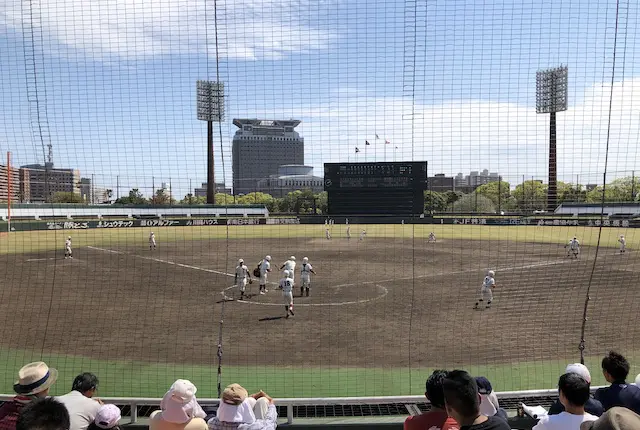 平和リース球場の見え方