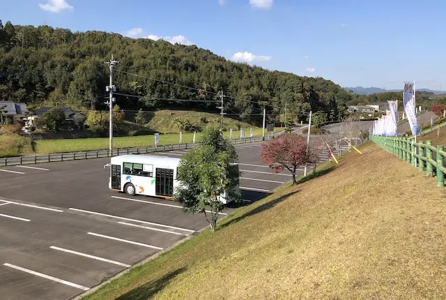 北薩広域公園運動広場の駐車場