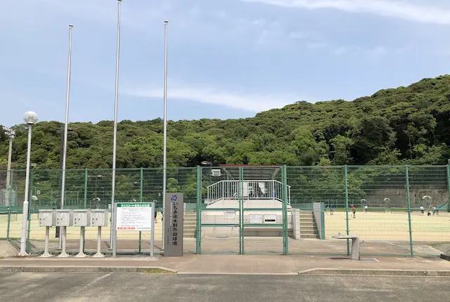 いちき串木野市総合運動公園のテニスコート