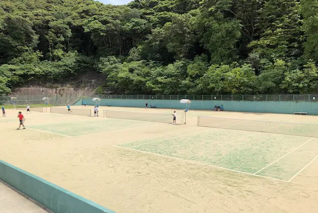 いちき串木野市総合運動公園の庭球場