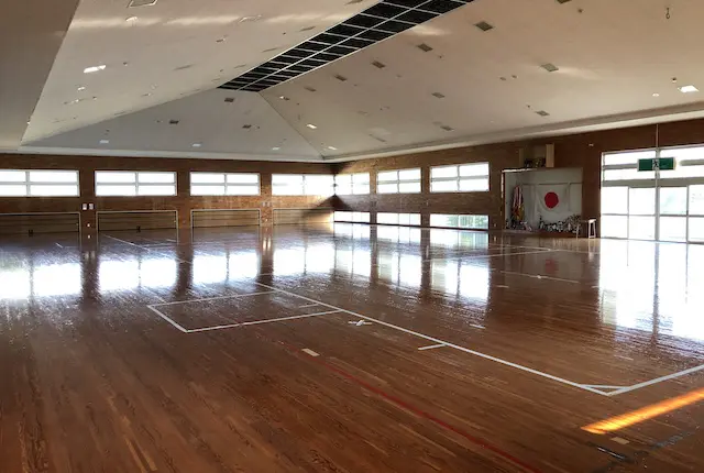 出水市総合武道館の剣道場