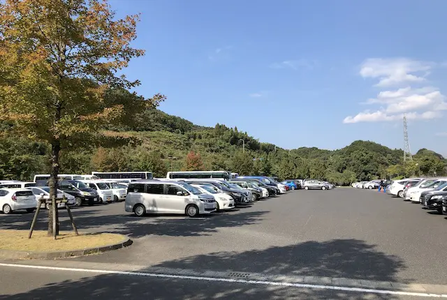 鹿児島県立サッカーラグビー場の駐車場