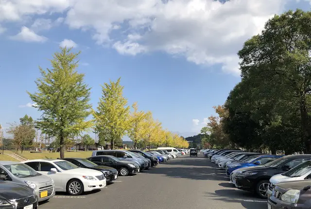 鹿児島ふれあいスポーツランドの駐車場