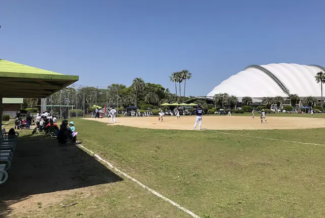 宮崎県総合運動公園運動広場の野球場