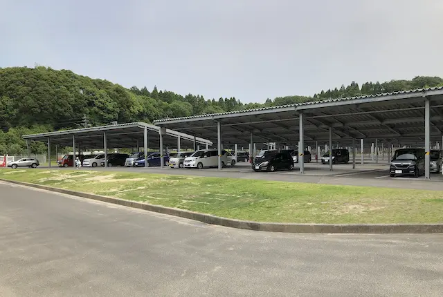 薩摩川内市総合運動公園の第4駐車場