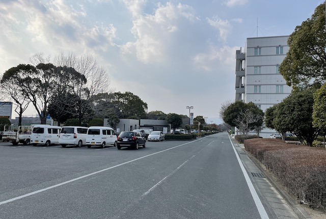 久留米百年公園の駐車場