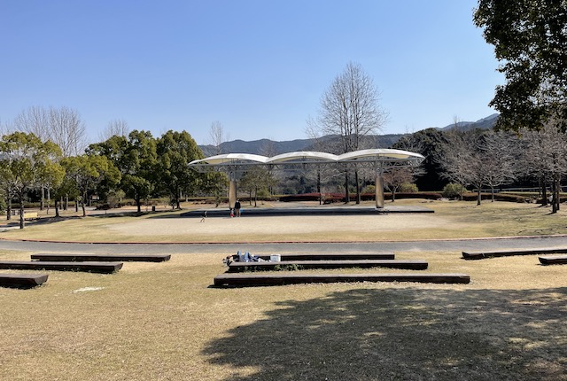 大野城いこいの森中央公園の野外ステージ