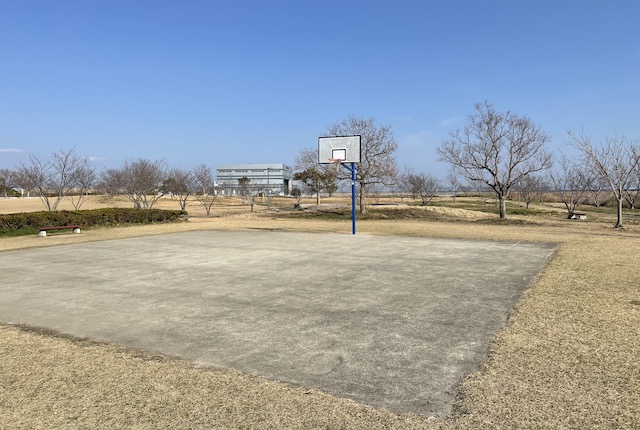 佐賀空港公園のバスケットボールコート