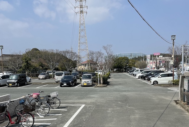 白水大池公園の駐車場