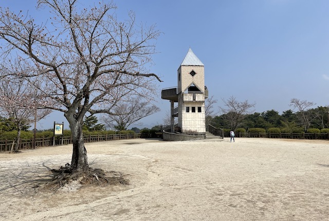 白水大池公園の展望台広場