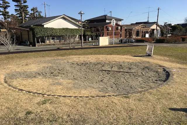 笛田中央公園の砂場