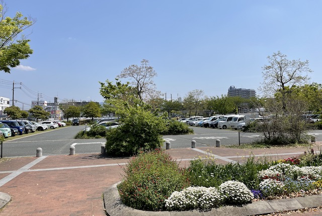 箱崎公園の駐車場