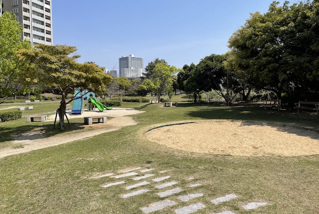 アイランドシティ中央公園の幼児遊具