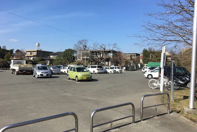 水前寺江津湖公園の神水駐車場