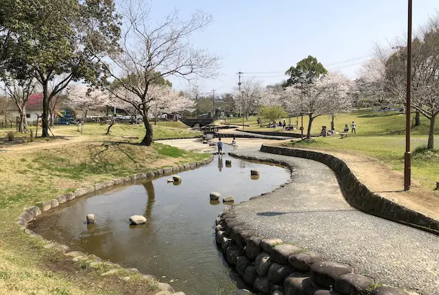 小野泉水公園の水路