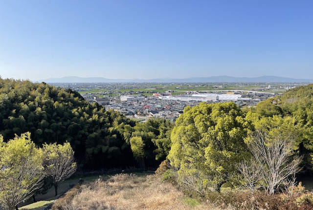 高田濃施山公園の展望