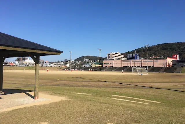 坪井川緑地運動施設の多目的運動広場