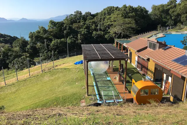 芦北海浜総合公園のゾープ乗り場