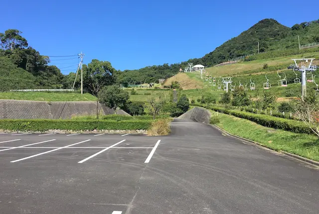 芦北海浜総合公園の駐車場