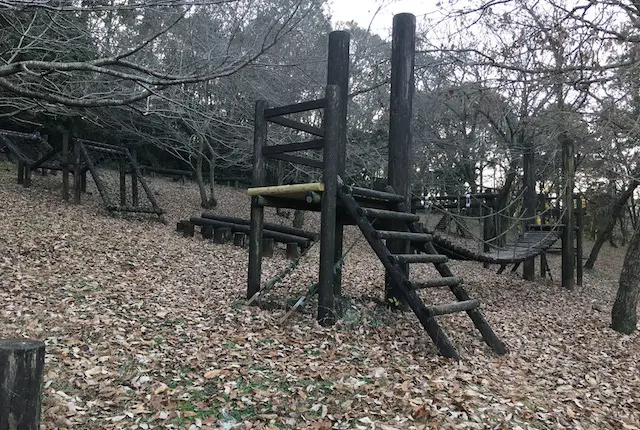 弁天山公園のアスレチック