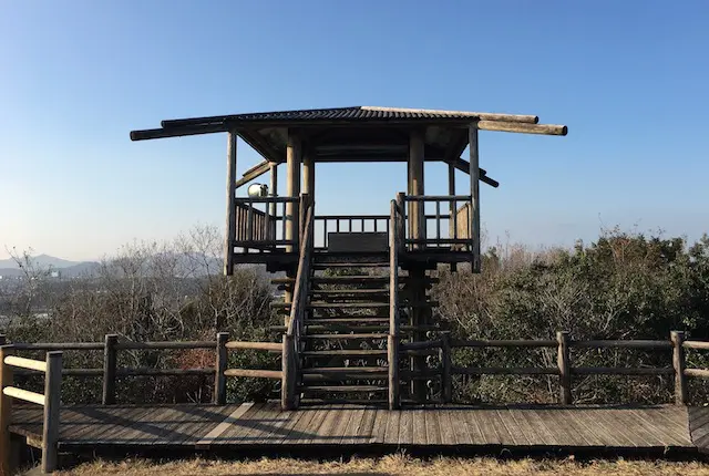 弁天山公園の展望台