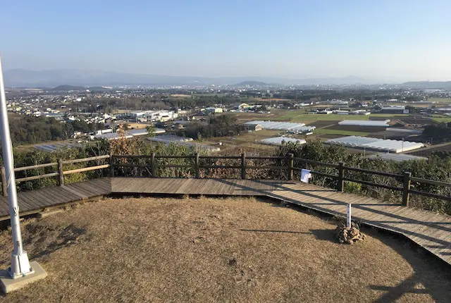 弁天山公園の展望所