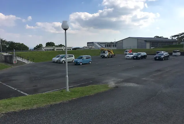 ふれあいの森公園の駐車場