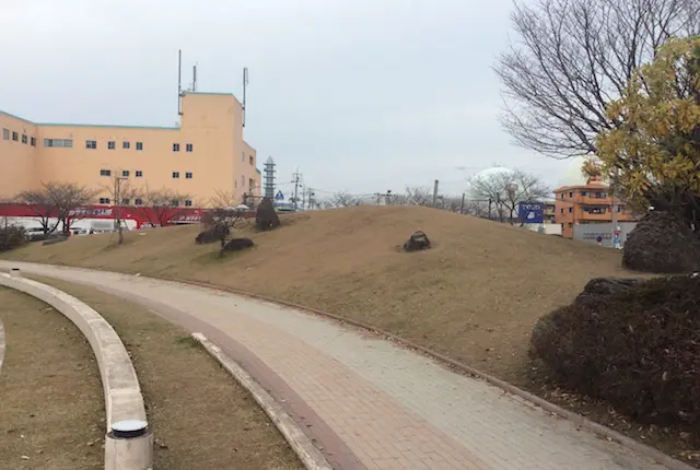 平成中央公園の築山