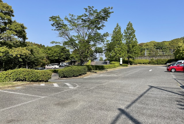 桧原運動公園の駐車場