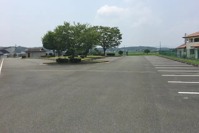 七城運動公園の駐車場