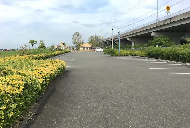 日奈久ドームランドの駐車場