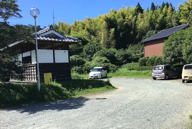 轟水源の駐車場