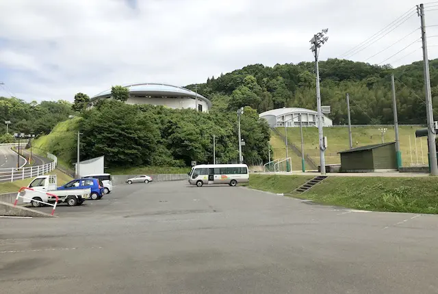 芦北町民総合センターの駐車場