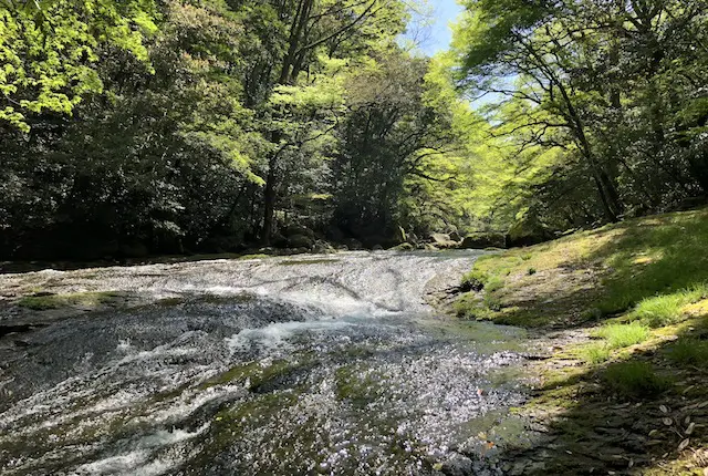 菊池渓谷の紅葉ヶ瀬