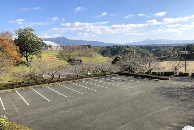 菊池公園の駐車場