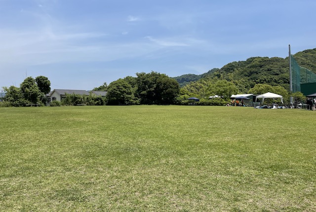 国分運動公園の補助グラウンド