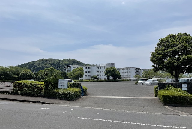 国分運動公園の第二駐車場