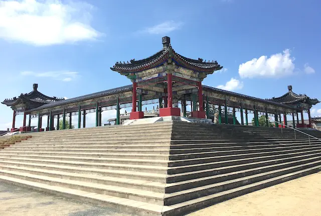 孔子公園の回廊